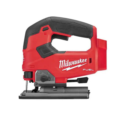 Red Milwaukee power tool on a white background