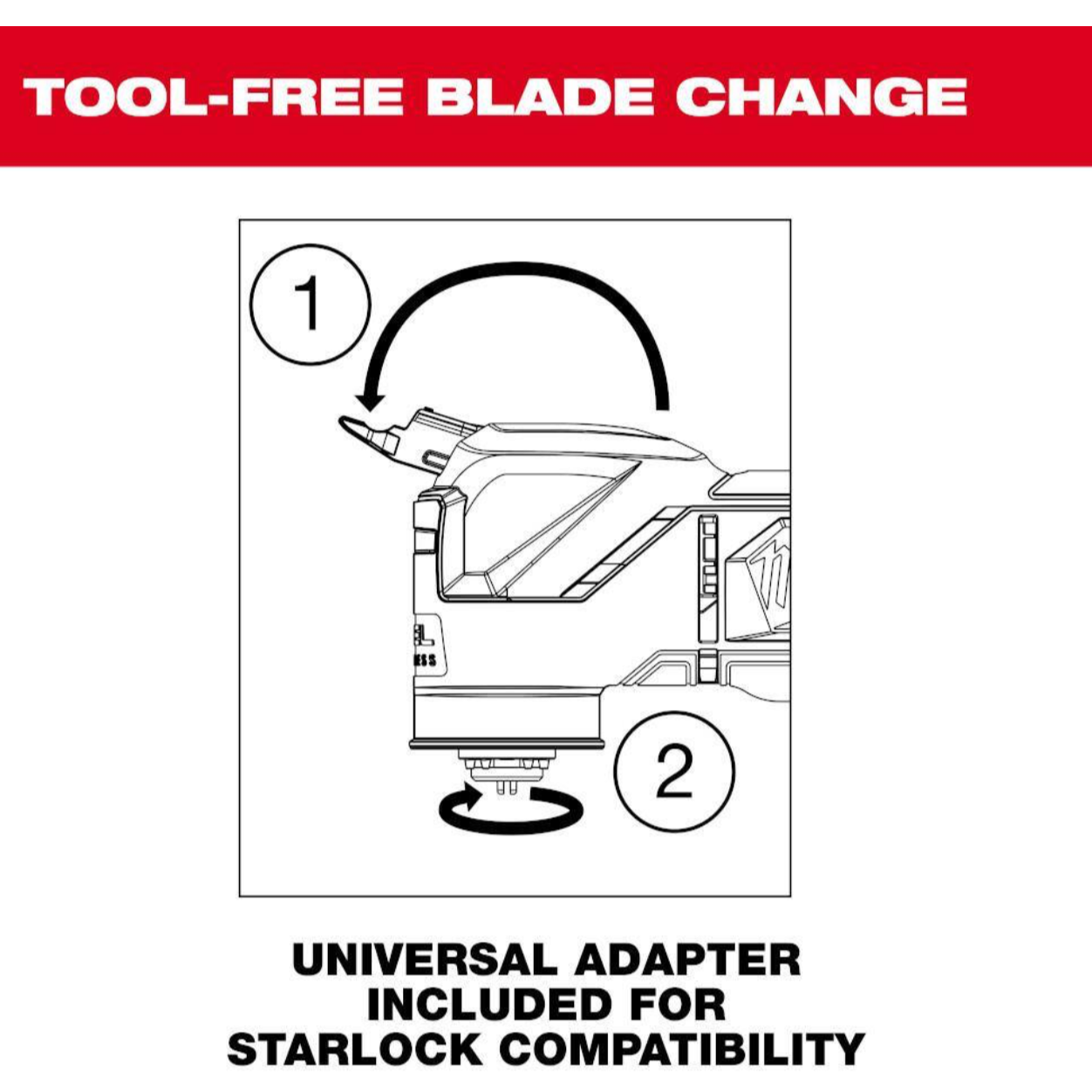 Milwaukee POWERSTATE Brushless Multi-Tool