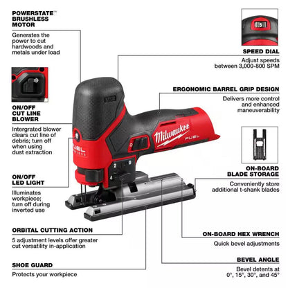 Milwaukee Professional M12 Jig Saw