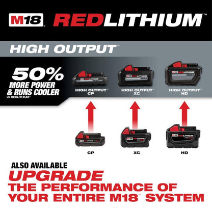 Milwaukee REDLITHIUM XC 3.0Ah Battery Pack 48-11-1828 for M18 Cordless Drills, Impact Drivers, and Saws