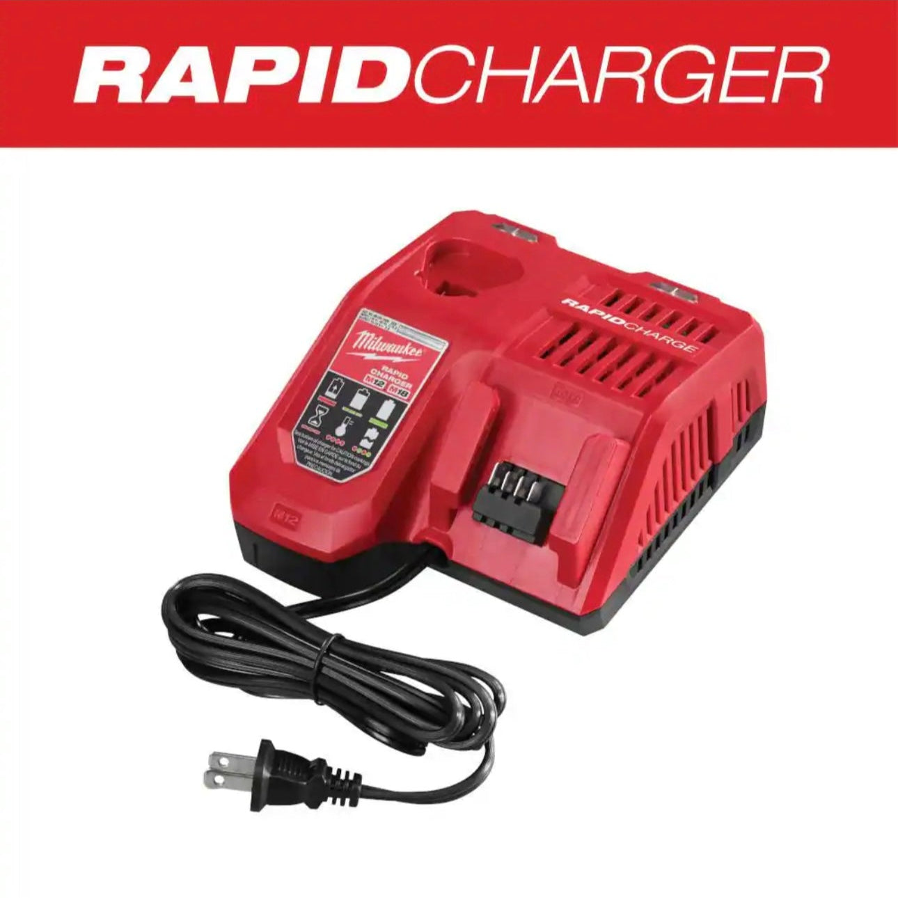 Milwaukee Rapid Charger for M18 and M12 Batteries