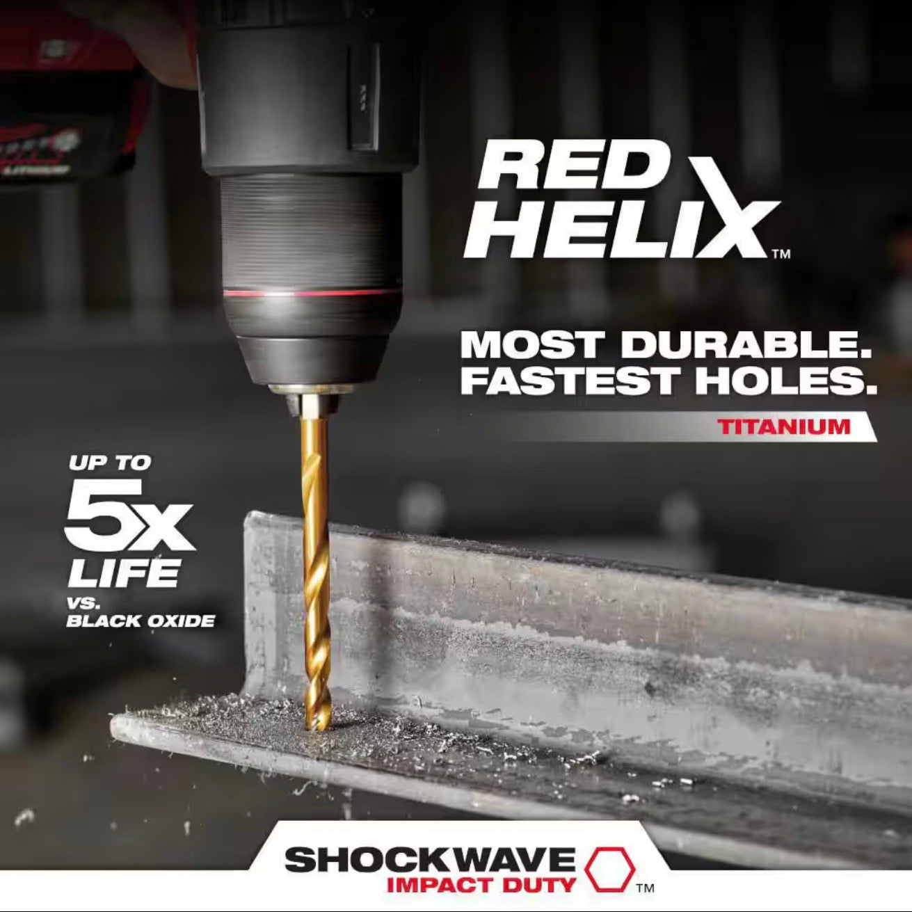 Milwaukee Titanium Drill Bits for Metal and Wood