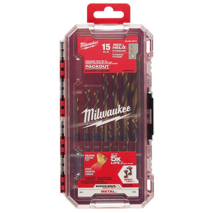 Milwaukee Titanium Drill Bit Set for Impact Drivers