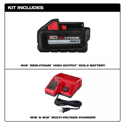 Milwaukee XC6.0 Battery with Rapid Charger