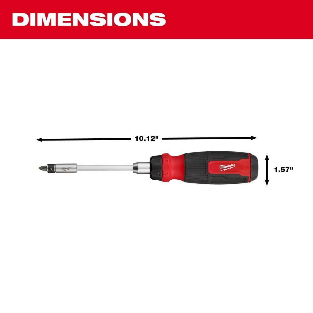 Milwaukee 27-In-1 Ratcheting Multi-Bit Screwdriver